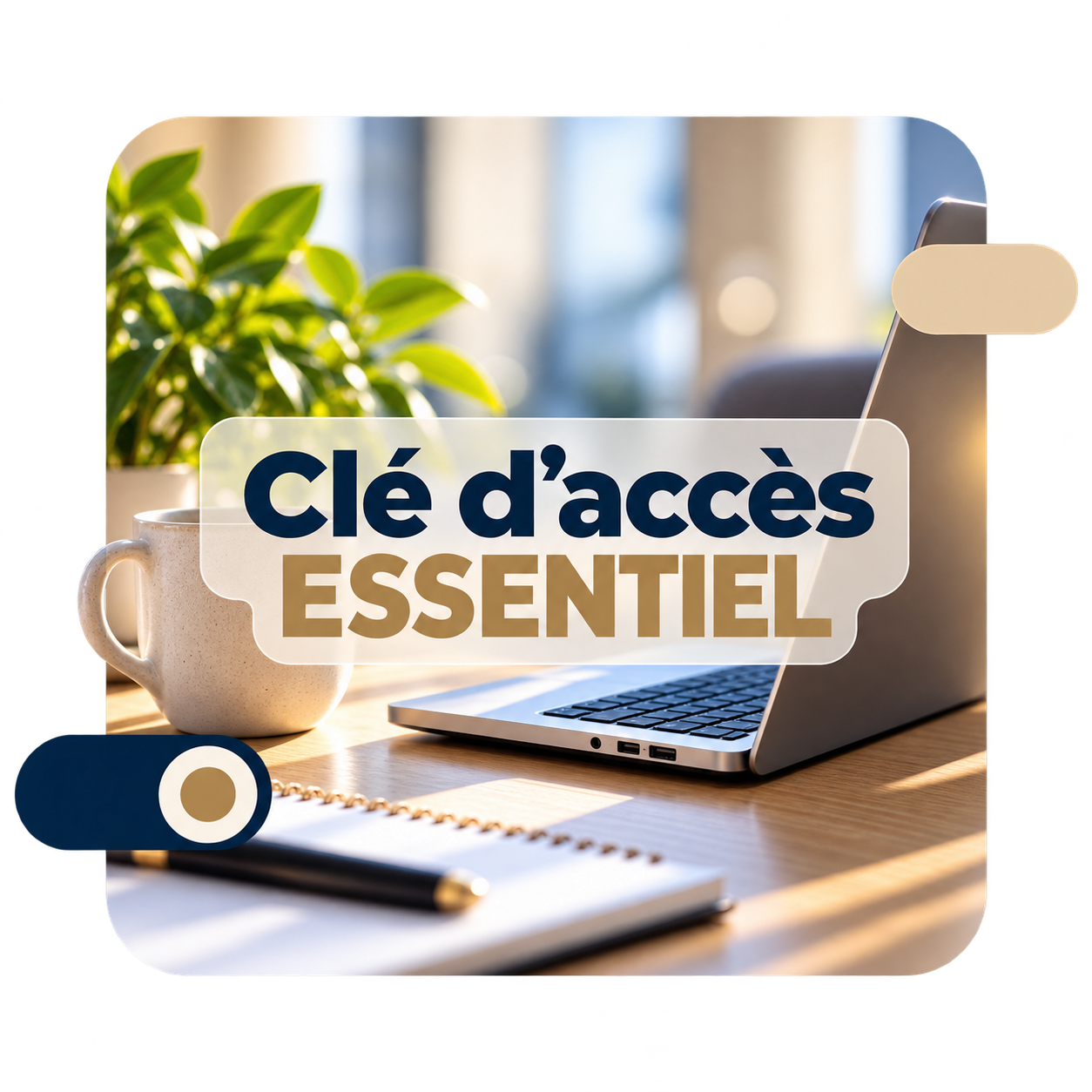 Clé d’accès essentiel au bureau-2